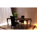 Maison Chic Jedilni stoli - Vzorci stoli 2 kosa črno umetno usnje A257, (22032658) | Shoptok.si