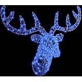  Glava jelena Plava 68 x 36,5 x 62,5 cm Akril | shoptok.hr