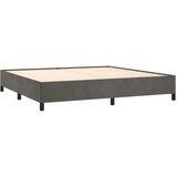  Okvir za krevet bez madraca tamnosivi 200x200 cm baršunasti | Eponuda.com