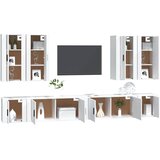  8-dijelni set TV ormarića bijeliod konstruiranog drva | shoptok.hr