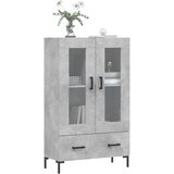  Visoka komoda boja betona 69,5 x 31 x 115 cm konstruirano drvo | shoptok.hr