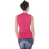 Datch ženski top bez rukava s V izrezom ružičasti | shoptok.hr