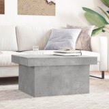 vidaXL Klubska mizica betonsko siva 100x55x40 cm inženirski les Cene