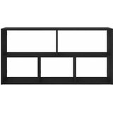  Zidna polica crni hrast 100x25x50 cm inženjerski drvo | shoptok.hr