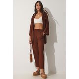 Happiness İstanbul Two-Piece Set - Brown - Relaxed fit cene
