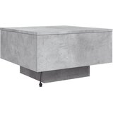  Stolić za kavu s LED svjetlima sivi boja betona 55 x 55 x 31 cm | shoptok.hr