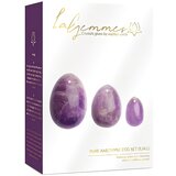 La Gemmes Yoni - set lopti za gejše - ametist (3kom) | shoptok.hr
