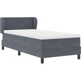  Krevet s opruga kutije Tamno siva 100 x 200 cm Baršun | shoptok.hr