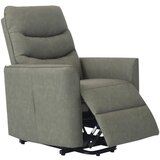 Modern Living tv-fotelj bishop, zelena, videz usnja, relax funkcija | Shoptok.si