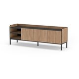 Marckeric TV komoda u dekoru hrasta u prirodnoj boji 160x55x42 cm Adara – | shoptok.hr