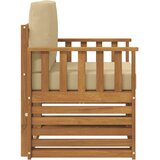  Set vanjskih sofa s jastukom Prirodna 71 x 63 x 73 cm | shoptok.hr