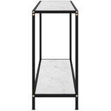  Konzolni stol bijeli 120 x 35 x 75 cm od kaljenog stakla | Eponuda.ba