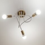  plafonski luster oxford 3xE27/15W/230V zlatna/bela | Eponuda.com