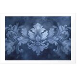  Plakat - Blue Ornament in Cool Shades 42x29.7 Bez okvira s margom | shoptok.hr
