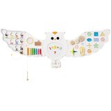  Aktivna otroška sova Montessori, lesena vstavljanka, natikanka, kognitivna igrača | Shoptok.si
