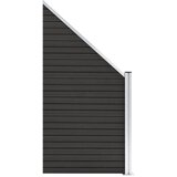 PANEL za ogradu WPC 95 x (105 - 180) cm sivi | shoptok.hr