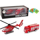  Igračka vatrogasni helikopter i kamion, 18 x 4 x 7cm | shoptok.hr
