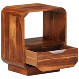  Nočna omarica s predalom 2 kosa masiven palisander 40x30x50cm, (20732558) | Shoptok.si