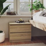  Nočna omarica 2 kosa sonoma hrast 50x39x43,5 cm iverna plošča, (20734479) | Shoptok.si