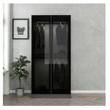 Hanah home Kale Glass Anthracite 210 Ormar, 90x210x52cm, Crni | Eponuda.ba