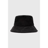 Sisley Bombažni klobuk črna barva