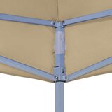  Krov za šator za zabave 4 x 3 m bež 270 g/m² | shoptok.hr