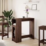vidaXL Barski stol s držačima boja hrasta 101x40x103,5 cm drveni | shoptok.hr