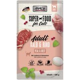 MAC's Ekonomično pakiranje: Cat Pouch 24 x 100 g - Teletina i govedina Cijene