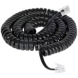 Cabletech Telefonski kabel spirala 1m/7.5m črni, (20811580) Cene