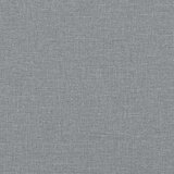  Kavč dvosed z blazinami svetlo siv 140 cm blago | Shoptok.si