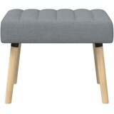  Klupa s utorima Svjetlosiva 60 x 40 x 45 cm Tkanina | Eponuda.com