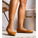 Gemre Camel pointed-toe ballet flats Latour | shoptok.hr