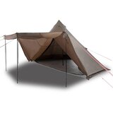 vidaXL Družinski šotor tipi za 6 oseb rjav vodoodporen, (21606442) | Shoptok.si