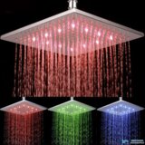  LED podometni tuš sustav crne ili krom boje | Tuš sistem EYN PT50089 Krom, 30 cm u