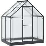  Vrtni staklenik s vratima Antracit 183,5 x 123 x 207 cm | shoptok.hr