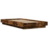  Okvir za krevet s LED svjetlima boja hrasta 90 x 200 cm drveni | shoptok.hr