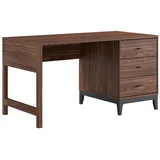 Pisalna miza v orehovem dekorju 70x140 cm Ilyas –