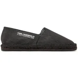 Karl Lagerfeld Espadrile KL70119 Črna