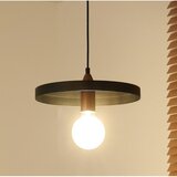 Duolla - Visilica na sajli IRONLINE 1xE27/15W/230V prečnik 30 cm crna/bakarna | Eponuda.com
