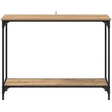  Konzolna stolica s policom hrast artisan 101 x 30.5 x 75 cm | Eponuda.com