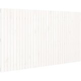  Zidno uzglavlje bijelo 204x3x110 cm od masivne borovine | shoptok.hr