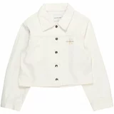 Calvin Klein Jeans Prijelazna jakna bež / siva / bijeli traper