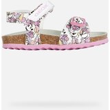 Geox White Girls Sandals Chalki - Girls | Shoptok.si
