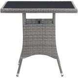  Vrtni stol sivi 80 x 80 x 74 cm od poliratana | Eponuda.ba