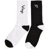 MT Accessoires Zodiac 2-Pack Socks Black/White Virgo | shoptok.hr