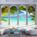  Samoljepljiva foto tapeta - Sea behind Columns 147x105 Cijene