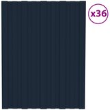 Krovni panel 36 pcs Antracit 60 x 45 cm Pocinčani čelik | shoptok.hr