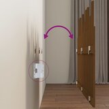  Uzglavlje za krevet boja meda 127,5x3x80 cm masivna borovina | shoptok.hr