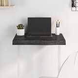 vidaXL Mizna plošča temno rjav 60x50x(2-6)cm obdelana trdna hrastovina | Shoptok.si