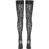 Cottelli Oblačila za noge - oprijemalo za stegna s potiskom panterja (črno) - 5 | Shoptok.si